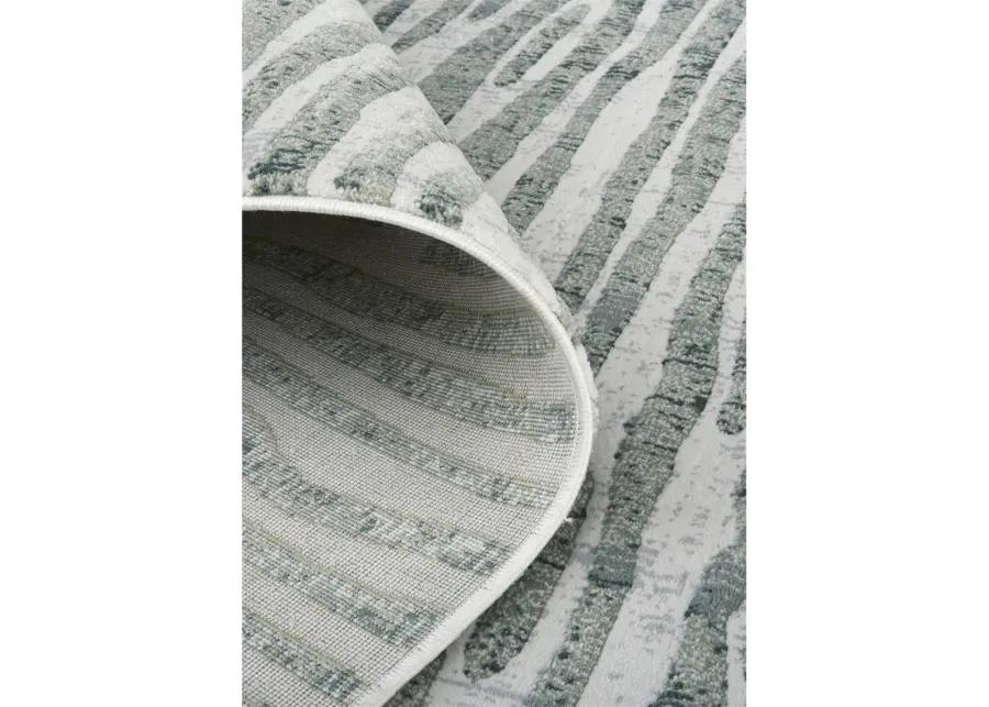 Atwell 3218F Gray/Green/Ivory 3' x 8' Rug