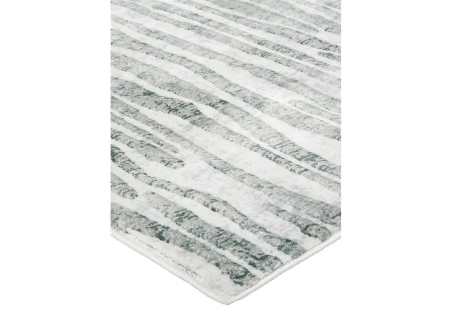 Atwell 3218F Gray/Green/Ivory 3' x 8' Rug