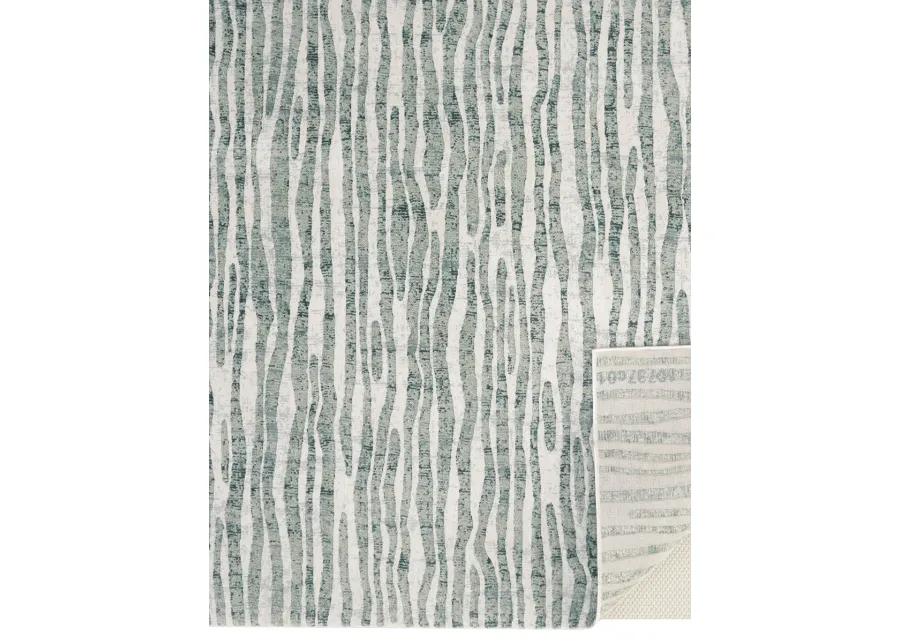 Atwell 3218F Gray/Green/Ivory 3' x 8' Rug