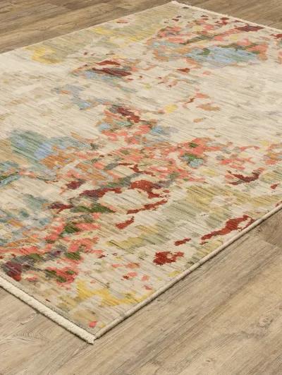 Soleri 2'6" x 12' Beige Rug