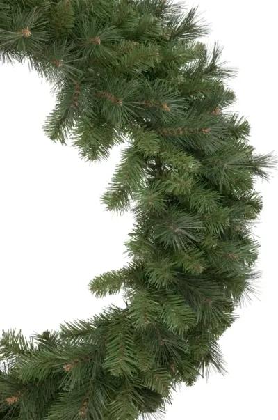 Beaver Pine Mixed Artificial Christmas Wreath  36-Inch  Unlit