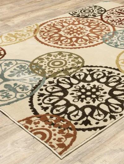 Laurel 3'3" x 5' Beige Rug