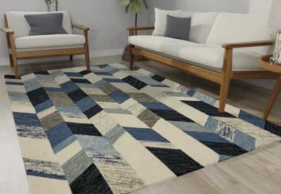 Arazad 8446F Blue/Ivory/Gray 8' x 10' Rug