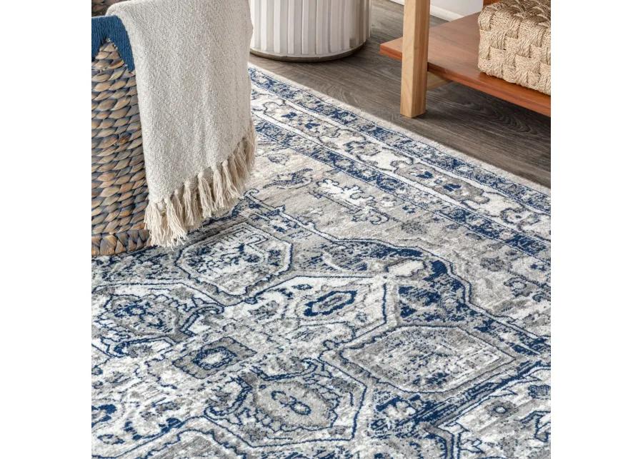 Jerica Modern Persian Vintage Medallion Area Rug