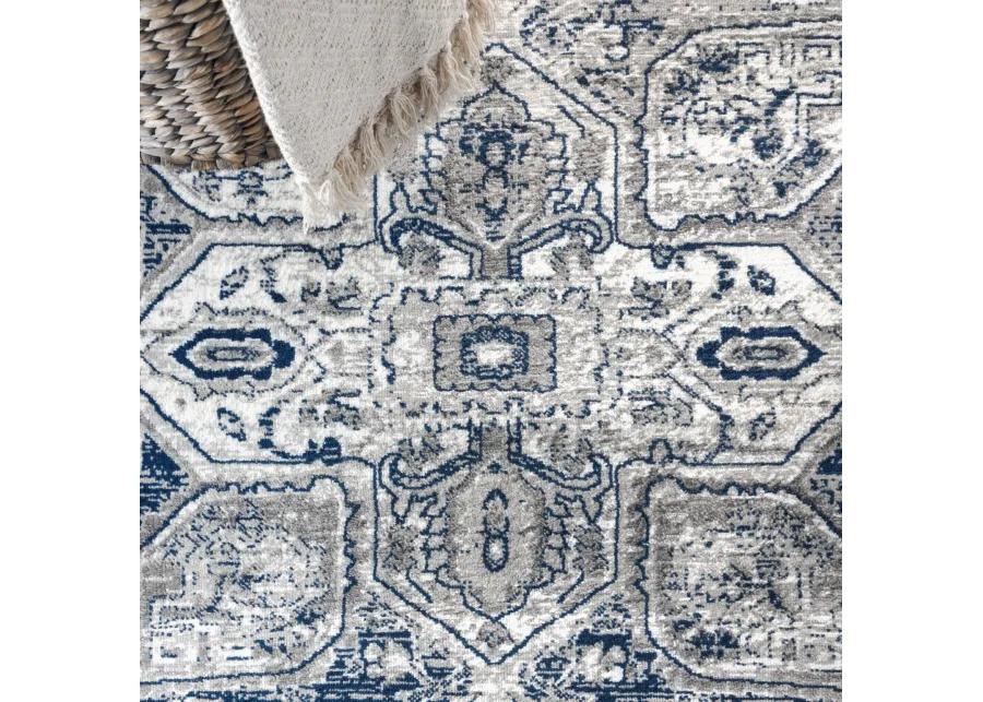 Jerica Modern Persian Vintage Medallion Area Rug