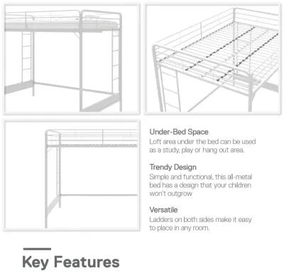 RealRooms Colten Loft Bed.