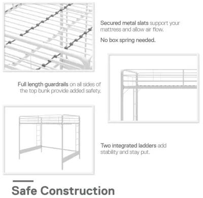 RealRooms Colten Loft Bed.