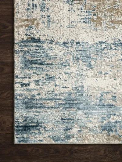 Sienne SIE05 Ivory/Azure 6'7" x 9'2" Rug