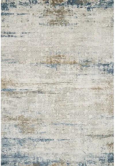 Sienne SIE05 Ivory/Azure 6'7" x 9'2" Rug