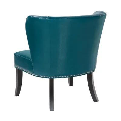 Belen Kox Contemporary Blue Armless Accent Chair, Belen Kox