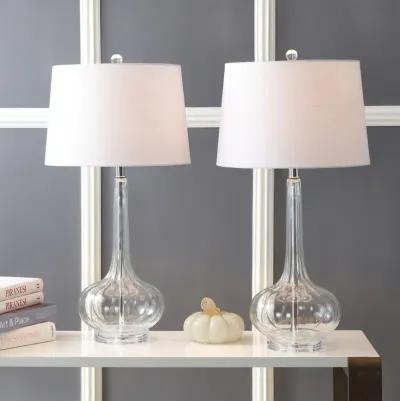 Bette Glass Teardrop LED Table Lamp (Set of 2)