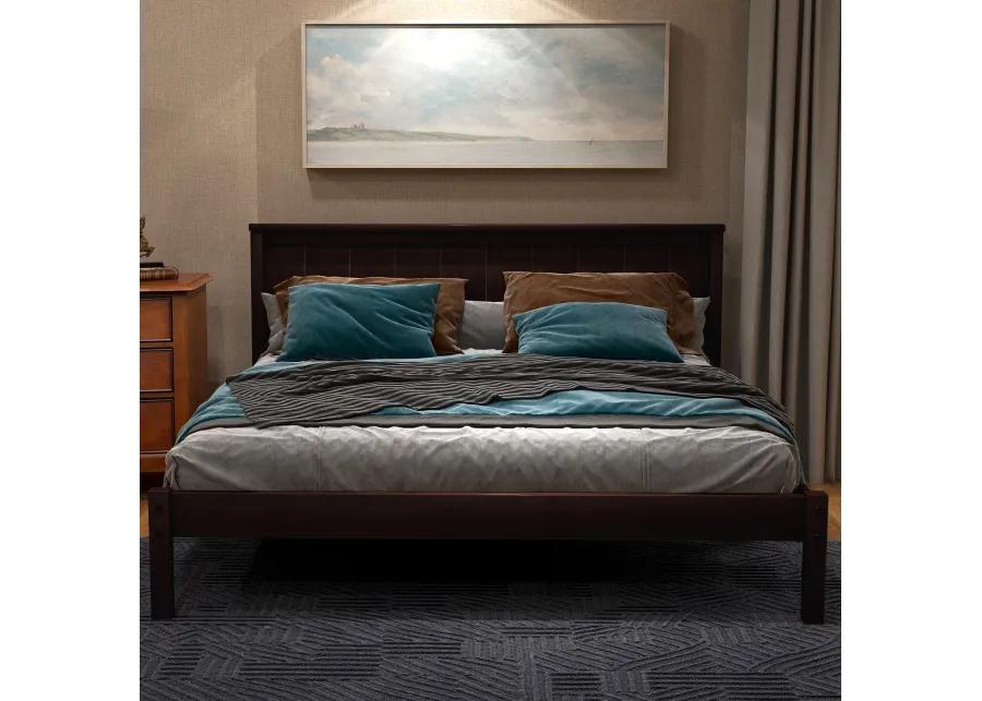 Merax Platform Bed Frame with Headboard