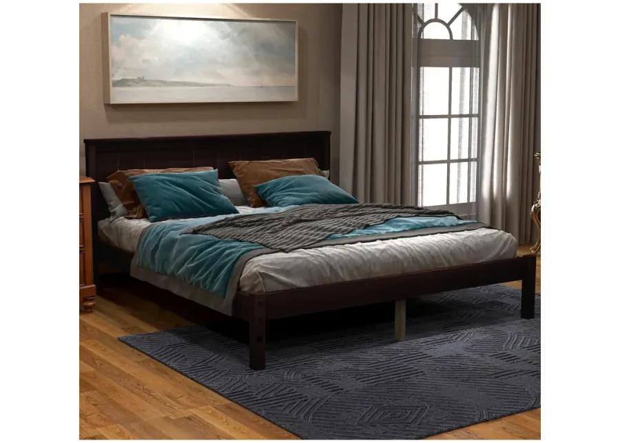 Merax Platform Bed Frame with Headboard