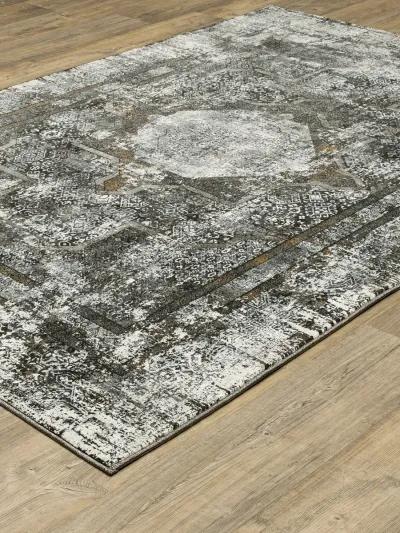 Gemini 6'7" x 9'6" Charcoal Rug