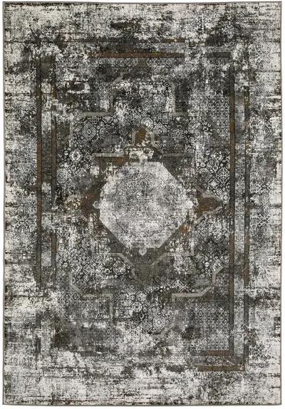 Gemini 6'7" x 9'6" Charcoal Rug