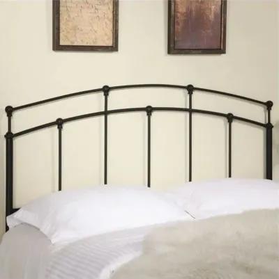 Hivvago Full / Queen size Arch Headboard in Black Metal Finish