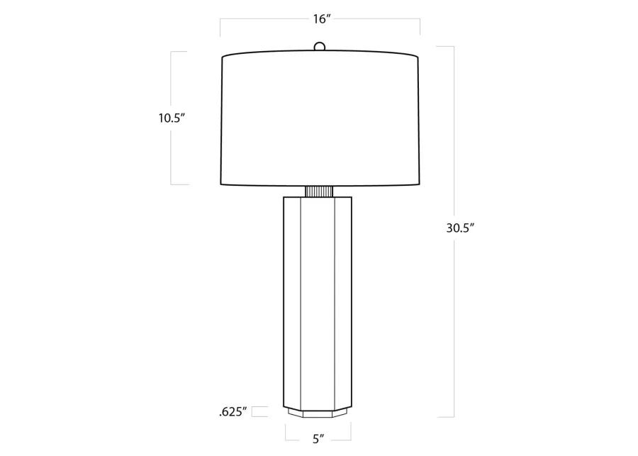 Gear Alabaster Table Lamp