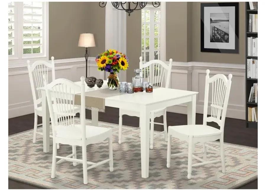 Dining Room Set Linen White