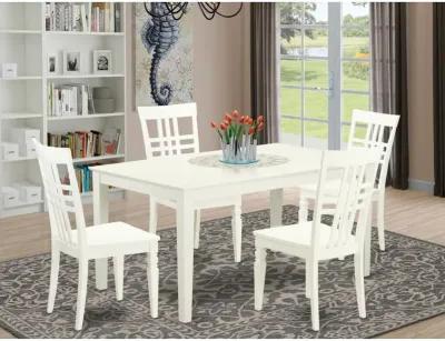 Dining Room Set Linen White