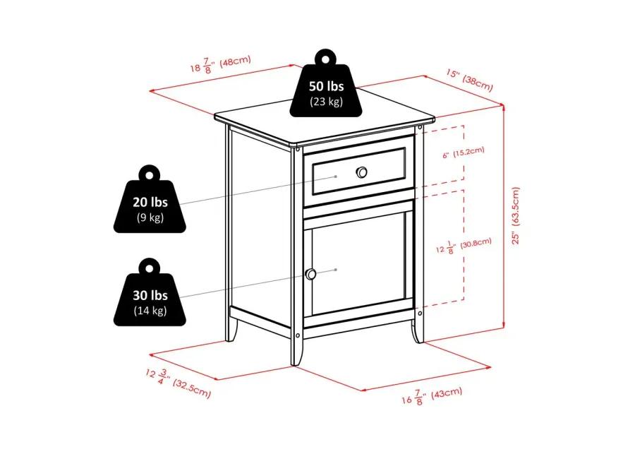 Eugene Accent Table Natural