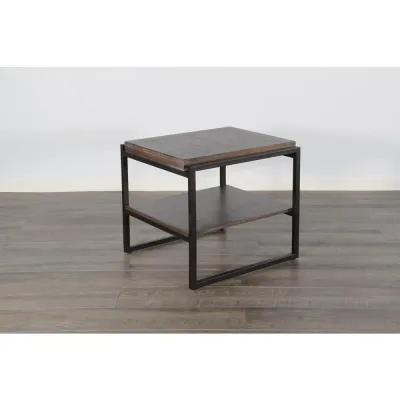 Sunny Designs French Metal Sled Base End Table