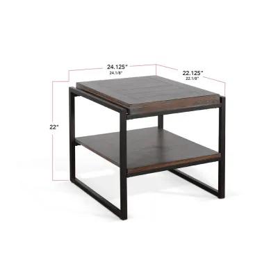 Sunny Designs French Metal Sled Base End Table