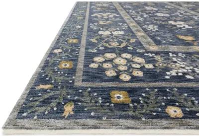 Kismet KIS01 Navy 5' x 7'9" Rug by Rifle Paper Co.