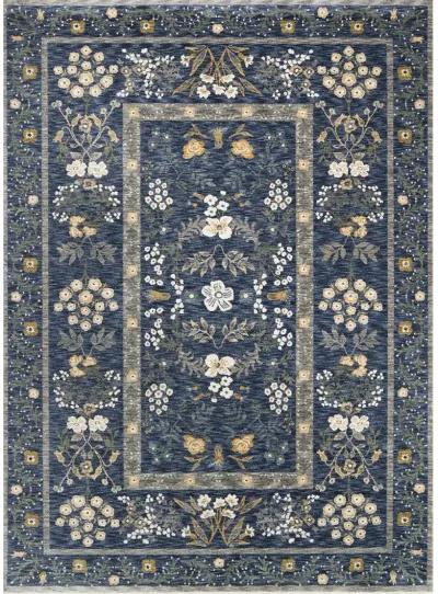 Kismet KIS01 Navy 5' x 7'9" Rug by Rifle Paper Co.