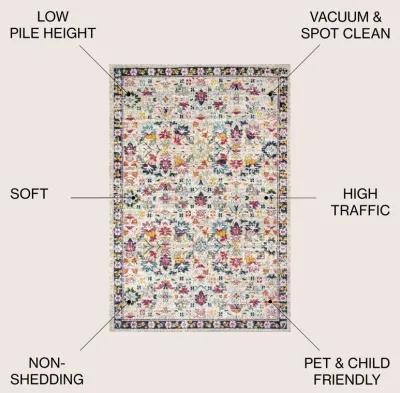 Alfombra Modern Persian Boho Floral Area Rug