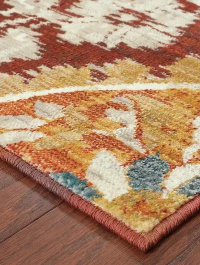 Sedona 6'7" x 9'6" Red Rug