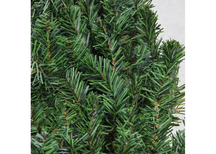 Canadian Pine Artificial Christmas Wreath  60-Inch  Unlit