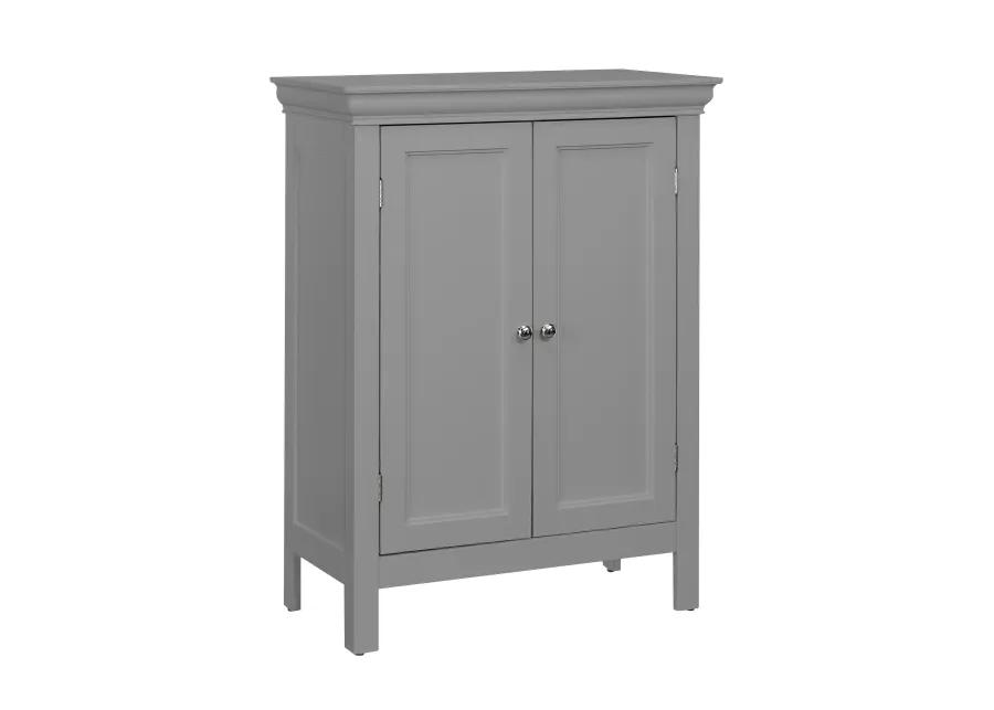 Teamson Home Stratford Contemporary Wooden Floor Storage Cabinet, Gray