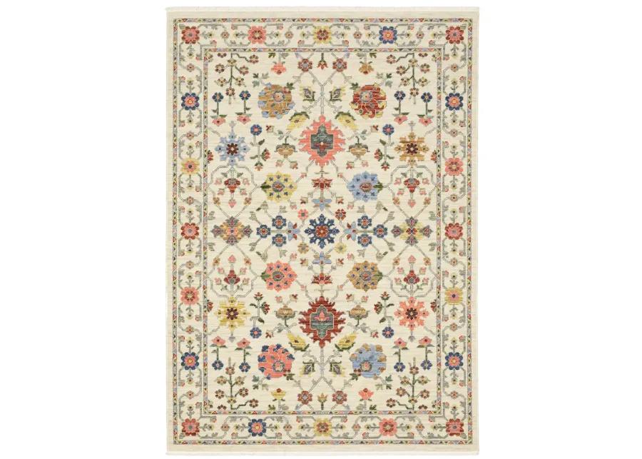 Lucca 9'10" x 12'10" Ivory Rug