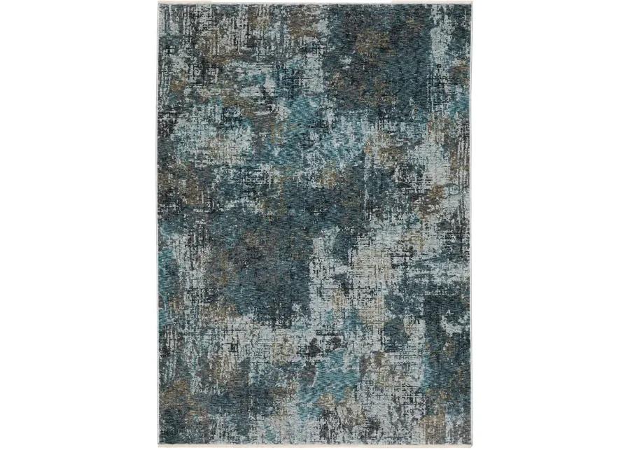 Hayden 6'7" x 9'6" Blue Rug