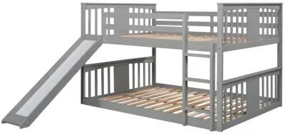 Full Over Full Bunk Bed With Ladder With Slide