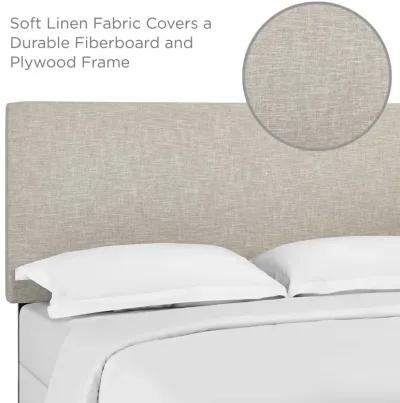 Modway - Taylor King and California King Upholstered Linen Fabric Headboard