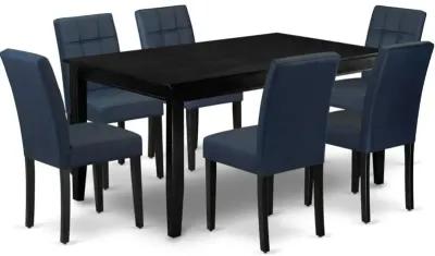 7 Piece Dinner Table Set contain A Kitchen Table