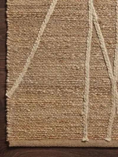 Bodhi BOD03 Natural/Ivory 3'6" x 5'6" Rug