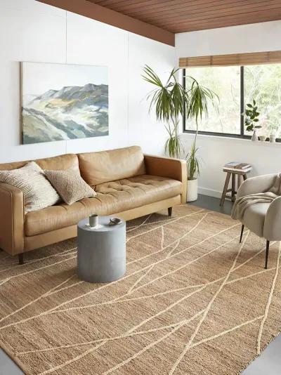 Bodhi BOD03 Natural/Ivory 3'6" x 5'6" Rug