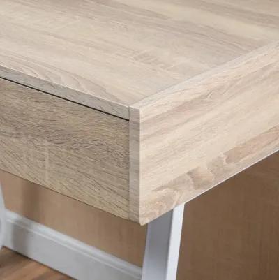 Seanan Oak Office Desk Style, Functionality, and Ample Storage