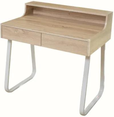 Seanan Oak Office Desk Style, Functionality, and Ample Storage