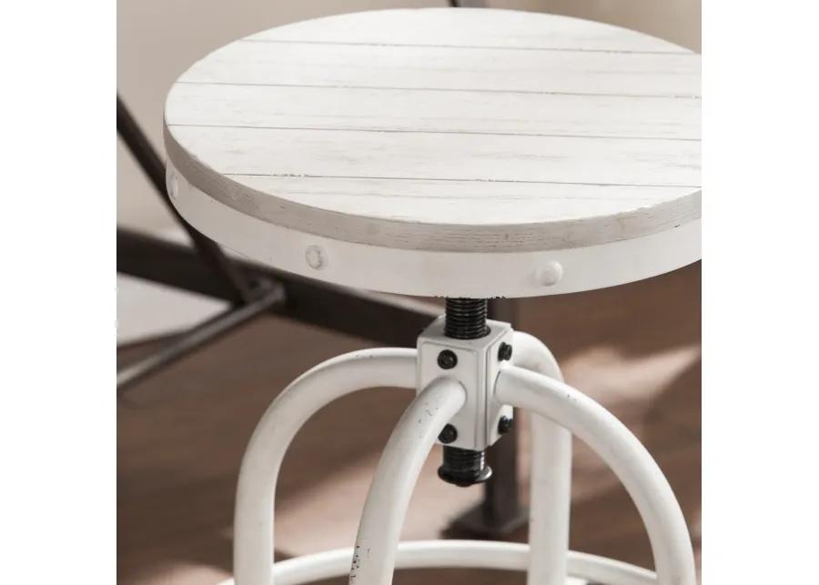 Industrial Adjustable Height Swiveling Stool