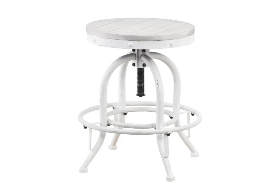 Industrial Adjustable Height Swiveling Stool