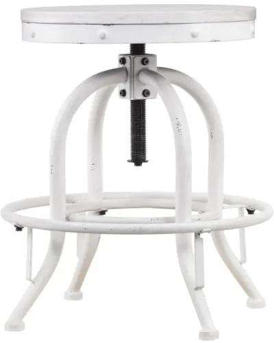 Industrial Adjustable Height Swiveling Stool