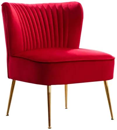 WestinTrends 25" Wide Tufted Velvet Accent Chair