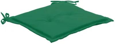 vidaXL Garden Chair Cushions 2 pcs Green 19.7"x19.7"x1.2"