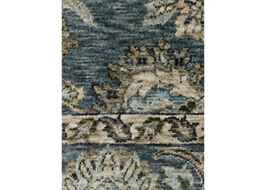 Aberdeen 2'3" x 7'6" Blue Rug