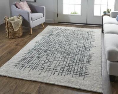 Maddox 8630F Gray/Black/Tan 8' x 10' Rug