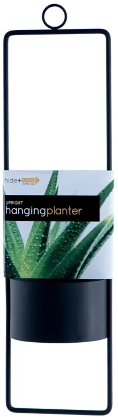 Upright Hanging Planter-small-black