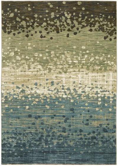 Reed 5'3" x 7'6" Blue Rug